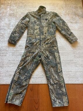 Walls Blizzard Pruf Realtree Camo Coveralls USA Mens M/L Insulated Hunting READ